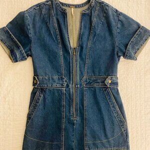 Free People Fitted Denim Dress